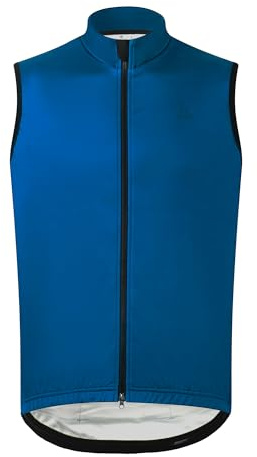 OFF PRND Winter-Fahrradweste für Herren, Thermo-Fleece, Fahrradbekleidung, ärmellos, Softshell-Weste, winddicht