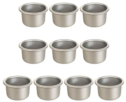 Set di 10 Piccoli Stampi In Alluminio Antiaderente Per Pirottini E Dariols Stampi In Metallo Western Cake Tazza