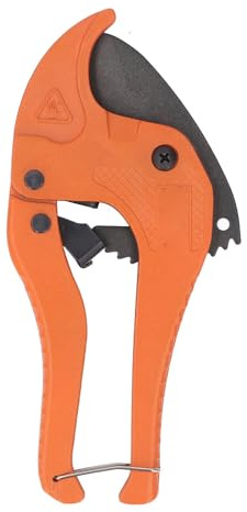 42mm 1 5/8in PVC Pipe Cutter Portable Ratchet Shears Efficient Plumbing Tool for Home Working