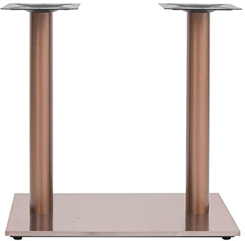 Generisch Kangmusi Bistrotisch-Gestell Messing 70x40x72 cm Edelstahl, 325444