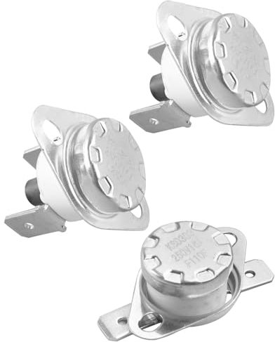 Snap Disc Switch Fit for Heatilator Eco-Choice Quadrafire Castile FS Castile Insert Santa Fe 2001-2009, Pellet Stoves High Low Limit Heat Sensor Replace SRV230-1220 SRV230-1960 SRV230-1290