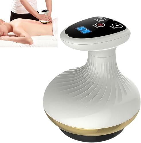 Vacuvia SculptGlow Appareil Anti Cellulite Masseur Ergonomique avec Aspiration et Chaleur pour Cuisses Ventre et Bras Soin du Corps Quotidien à Domicile (Vacuvia Pro)
