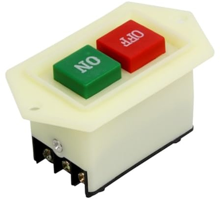 1 unidad, botón de encendido/apagado, caja de control de interruptor, 3P, arranque de control de potencia trifásico, 5/10 A 250/380 VAC, equipo eléctrico, LC3-5/10 (LC3-5A)