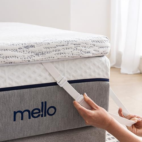 Surmatelas 180 x 200 - Viscosoft, Premium 8cm Mémoire de Forme, Confort Moelleux, Mousse infusée Gel, Soulage Le Dos, Housse déhoussable et Anti-dérapante, Idéal sur Matelas 180 x 200
