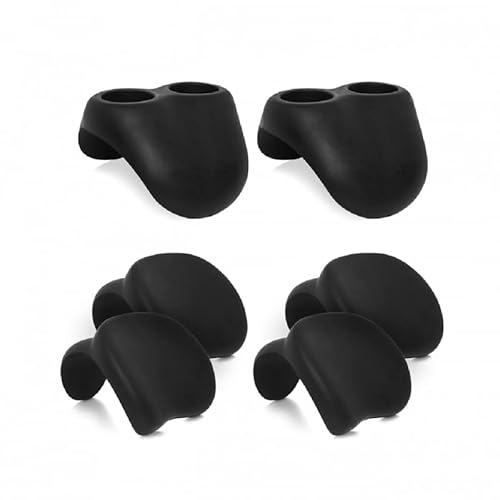 WAVE Spa Hot Tub Comfort Bundle, 4 Foam Head Rests & 2 Floating Drinks Holders, Spa Comfort Accessory Set for Inflatable Hot Tubs, Black