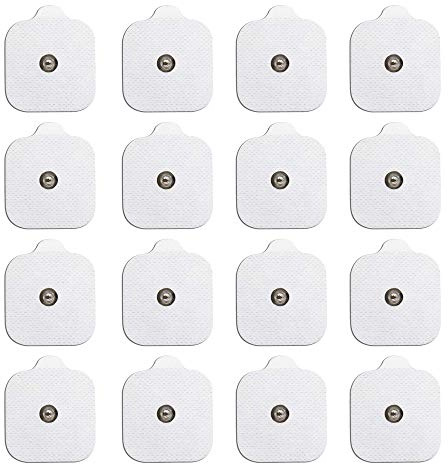 MED-FIT iStim 16 x 3,5 mm Stift TENS SELF Klebepads Größe 5 cm x 5 cm 2x 2 Med-Fit-Pads verwenden patentiertes Hydrogel für eine garantiert lange Lebensdauer