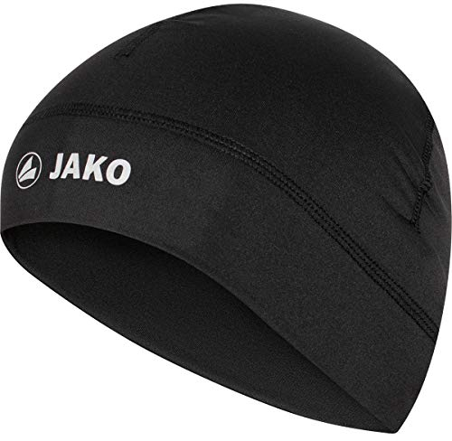 JAKO Unisex Funktionsmütze Run, Schwarz, L-XL