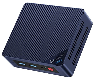 Beelink Mini PC, Mini Computer Mini S12 12th Gen Quad-Core N95, Desktop Computers 8G DDR4 RAM 256G SSD, Small PC 4K UHD Dual HDMI, Dual WiFi/Gigabit Ethernet/BT4.0 for Office/HTPC/Home/W11 Home