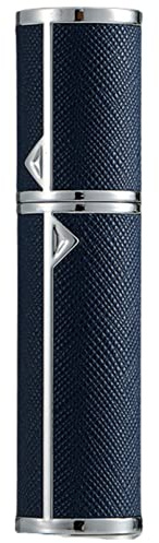 VVGAOGES Atomizador Perfume Recargable,Mini Spray de Perfume,Portátil Botella de Perfume,Botella Vacío Pulverizador para Viajes 5ml(YB-Azul oscuro)