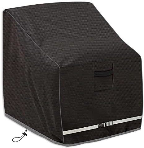 Boat Center Console Cover, 600D Waterproof Marine Console Cover, Sun Protection Center Console Cover, All Weather Protection Boat Center Console, Black, 46 L x 40 W x 48 H