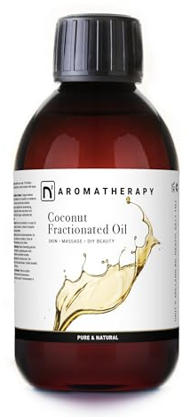 n2 Aromatherapy Kokosöl Flüssig - 250 ml - Fraktioniertes Kokos-Öl für Haut, Haare, Massage