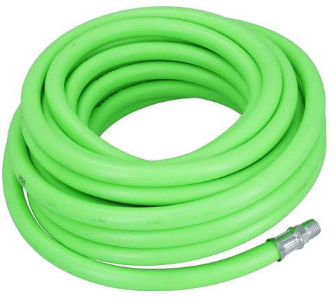 AB Tools Druckluftschlauch, Luftkompressorschlauch aus weichem Gummi, 10 m, 1/4 BSP-Außengewinde