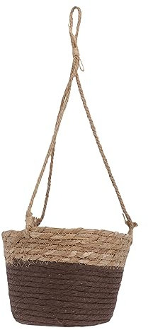 INOOMP 1pièce Panier Suspendu Tressée Pot De Fleur Décoratif Nordique pour Intérieur Et Extérieur pour Jardin Balcon Et Bureau