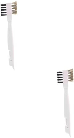 minkissy 2pcs Gas Stove Cleaning Brush Grease and Grime Scrub Brush for Pots Pans and Kitchen for Deep Crevices and Household Use