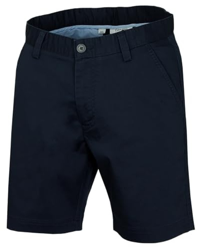 Calvin Klein Mens Campus Chino Lightweight Shorts - Navy - 34 Waist