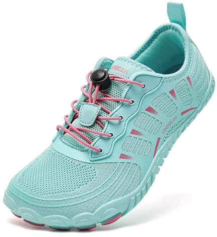 HOBIBEAR Women Mens Barefoot & Minimalist Shoe | Zero Drop Sole | Trail Runner, Moonlight, 7 Wide Women/6 Wide Men