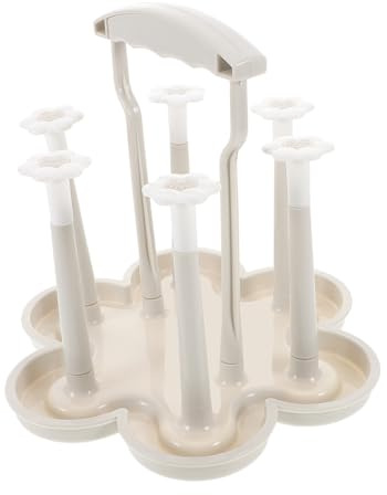 Supvox Platzsparender aus Babyflaschen Europäischem mit Elegantem Pp Design und Tragbarer Trockengestell für Geeignet für Küche und Wohnzimmer