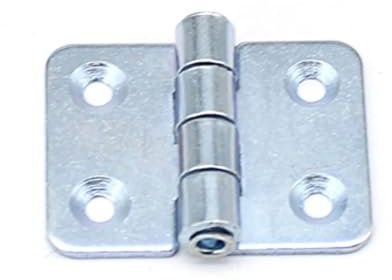 Cerniera for armadi industriali e quadri elettrici for porte ad apertura piatta e pieghevoli 1 pz.(CL077-1-IronZincBlue)