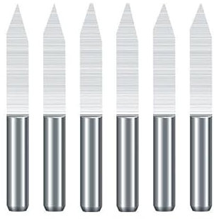 10 Pièces Fraises À Rainure En V Queue 1/8, 30/40 Degrés, Fraise De Gravure PCB, Fraises En V En Carbure De Tungstène 3D(10pcs 30x0.7mm)