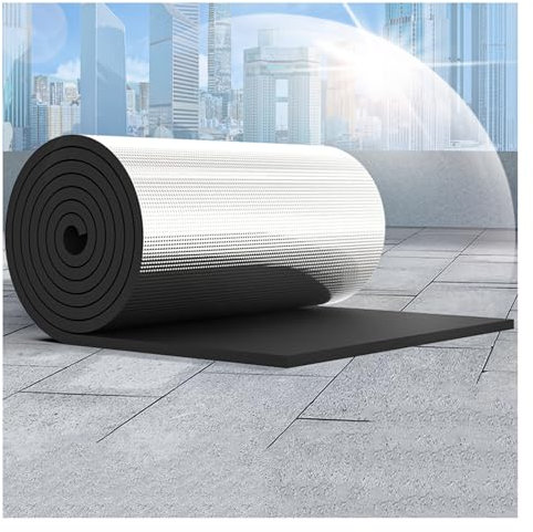 Bâche Isolante autocollante phonique et Thermique pour véranda, Membrane imperméable, Facile à découper et à Installer, pour greniers, Facile à Utiliser (Couleur : 5 mm (épaisseur), Taille :