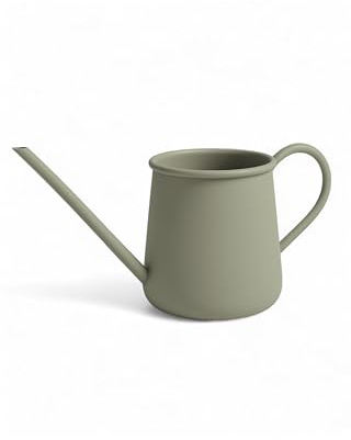 LIVLIG - Petit arrosoir en métal - 1 l - Pour plantes d'intérieur - Avec bec extra long - Vert