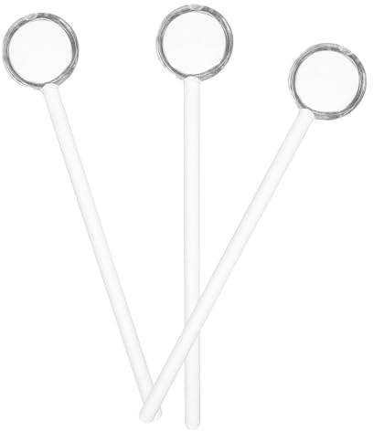 Healvian 3 Cucharas de Vidrio para Remover Café Espresso y Té Mini Cucharitas Portátiles de 155 CM Pequeñas y Ligeras para Uso Casa Restaurante y Fiestas Reutilizable