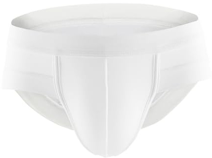 Generiska boxershorts, korta ben, män, bikiniunderbyxor, triangulära byxor, sexiga, andas, ungdomar, vita kalsonger med låg midja, stringkalsonger, män (vit, M)