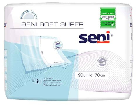 SENI Soft Super Bettschutzunterlage 90x170 cm 30 St