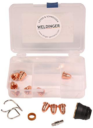 WELDINGER CUTSet3 Verschleißteileset 23-teilig für Plasmaschneider PS 45 pro/PS 55/ PS 56 Brennertyp S45 PT60 P60