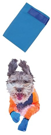 Non-stop dogwear Long Distance Booties 4er blau |132| Leichter Pfotenschutz, Größe:S