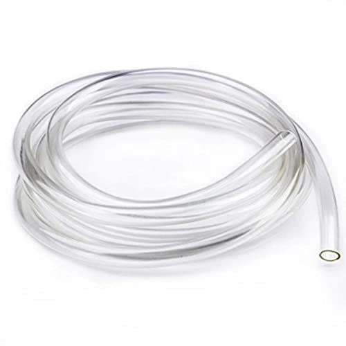 10 Mt Kunststoff Transparent Weich-PVC-Sanitärschlauch Wasser Bewässerung Gartenpflanze Autowaschölschlauch ID2/3/4/5/6/8/10-ID6mmxOD8mm (10M)