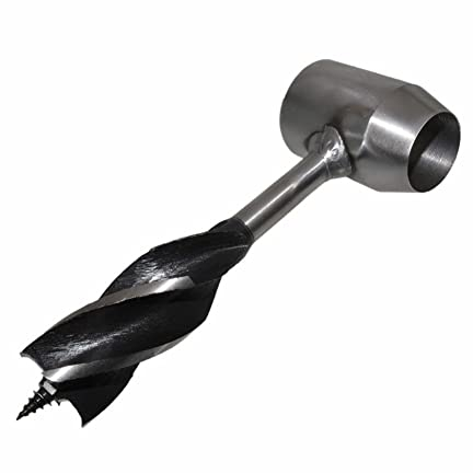 WJYXSH Handschneckenbohrmaschine - Handbohrer Überlebenschnecken Bushcraft Handbohrer Scotch Eye Hole Auger Drill Bit for Outdoor Camping