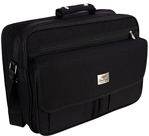 EEAKIE Tasche Arbeitstasche Umhängetasche Flugbegleiter Herrentasche Schwarz