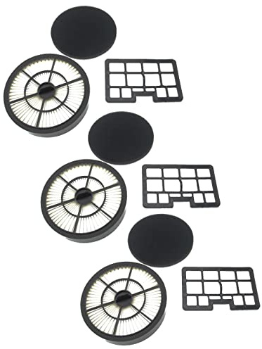 vhbw 3x Abluft-Filter, 3x Kombi-HEPA+Schaum-Filter kompatibel mit Privileg Edition50 Staubsauger