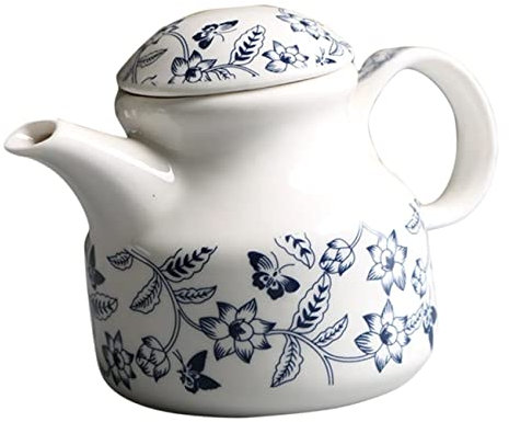 YARNOW Cacerola De Cerámica Olla De Vinagre Aceite Japones Vertedor De Soja De Cerámica Tazón De Salsa Salsera Con Tapa Pequeña Botella De Aceite Trajes Azules De Soja Estilo Japones