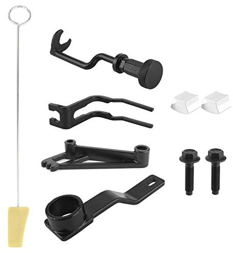 ANKROYU 9pcs/set Cam Phaser, Aluminum Alloy Crankshaft Position Timing Chain Engine Repair Tool Kit, Valve Spring Compressor Tool, Cam Phaser Lockout for Ford 4.6L/5.4L 3V