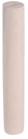 QUARKZMAN Mattarello 6,3 x 1,1 Cilindrico Liscio Rullo Cucina Antiaderente in Legno di Faggio Mattarelli Piccoli per Cottura Impasto Pasticceria Pizza Fondente Strumenti