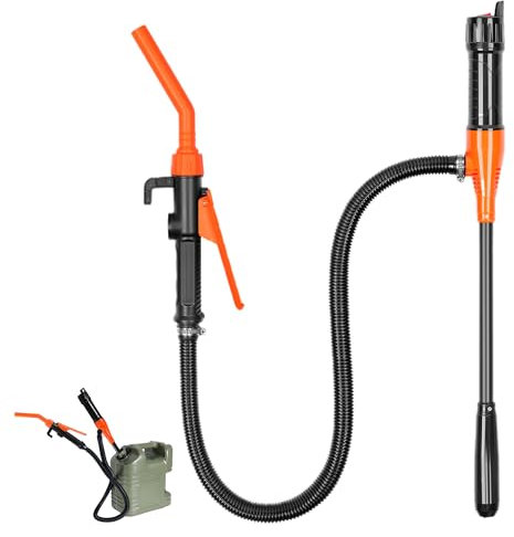 Elektrische Benzinpumpe Batteriebetriebene Flüssigkeitstransferpumpe Tragbare Elektrische ölpumpe Siphon Pumpe Batteriepumpe Kanisterpumpe Automatische Absaugung Pumpe für Benzin