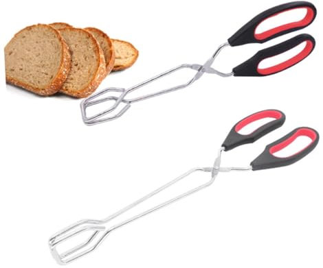 Alipis Barbecue Clip Food Tweezers Grill Clip Grill Tongs Super Scissor Tongs Bread Clamp for Kitchen