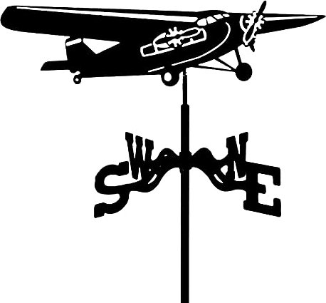 Generic Girouette, Girouette Métallique Avec Silhouette D'Animal Wind Mount Wind - Wind - Girouette Toit Farm Scene Art (Fighter Fighter)