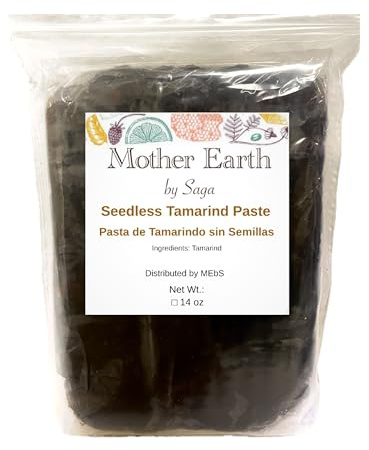Seedless Wet Tamarind Paste Tamarindo - All Natural No Added Sugar - (14 oz)
