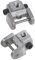 worien 2Pcs Scroll Saw Blades Holders Conversion Kits Pin-Less Adapter Metal Upper/Lower Blade Holders