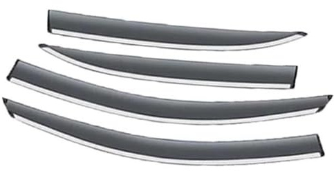 Für Dacia Für Duster 2017-2023 4X Fenster Wind Visier Deflektoren Schutz Markise Abdeckung Trim Protector Seitenfenster Windabweiser