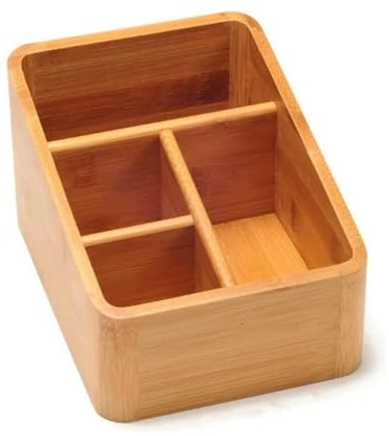 Tiroir de rangement créatif en bambou et bois for bureau, boîte de rangement en bambou et bois for bureau, cosmétiques, papeterie