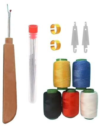 Juego De Herramientas De Costura, Kit De Costura Portátil Para Bricolaje Agujas Hilo Herramientas De Reparación Manual Kit Multiusos de Agujas E Hilo, 25 Agujas De Acero, Dedal (36PCS)
