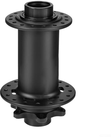 Yhenlovtt Vorderradnabe mit 32 Löchern, Scheibenbremse mit 6 Bolzen, 110 x 20 mm, Steckachse, Boost-Spezifikation für Radfahren und MTB, schwarze Legierung 6061