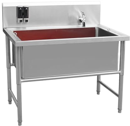 Pet Bath Tub with Faucet Accessories - Grooming and Washing Station for Home Use