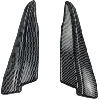 Auto Heckspoiler Für Golf 5 6 Universal Auto Heckstoßstange Spoiler Diffusor Splitter Kratzschutz Spoilerlippe(Kohlenstoff-Look)