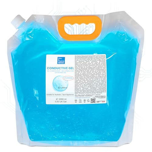 Kontaktgel glidgel gelgel ultraljudsgel gel elektrisk gel 2000 ml Ledande gel Ultraljudgel Elektrolys Dopplermonitor Ultraljud ipl tänder Överföringsgel Hälsoskärmelektroder Gelkuddar Gel