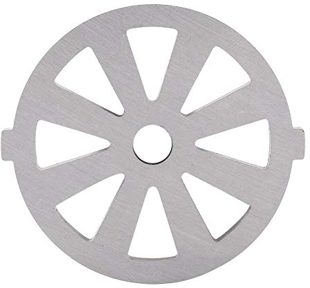 Mincer Cutting Plate Alloy Meat Grinder Crusher Mincer Plate Disc Knife 7mm Hole Household Kitchen Appliances Parts Silver Durable Efficient Grinding Sausage Making Slicing Chopping